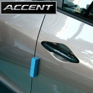 [ Accent 2011~ auto parts ] Carbon skin door catch molding  Made in Korea